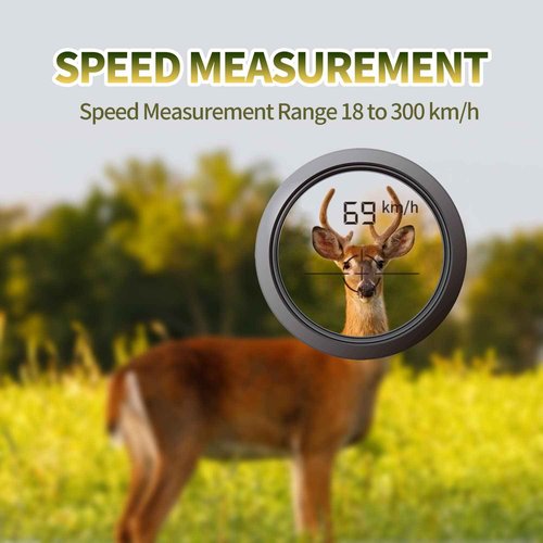 CALPOWER Golf Rangefinder with Slope - 7X Magnification 1200 Yards Waterproof Laser Golf Rangefinder with Magnet - Flag Lock Vibration Rechargeable