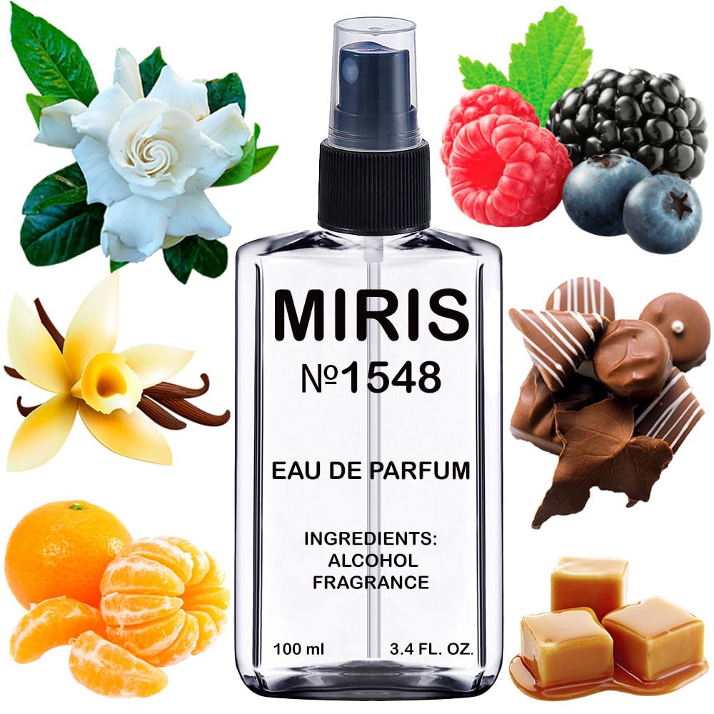 MIRIS No. 1548, Inspired by Viva la Juicy, Long-Lasting Eau de Parfum for Women, Spray 3.4 Fl Oz / 100 ml