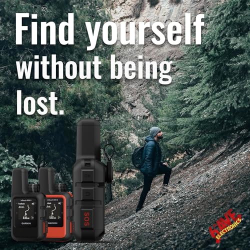 Garmin inReach Mini 2 Compact Satellite Communicator, Lightweight Rugged Design, Portable Handheld GPS for Hiking, Text Me...