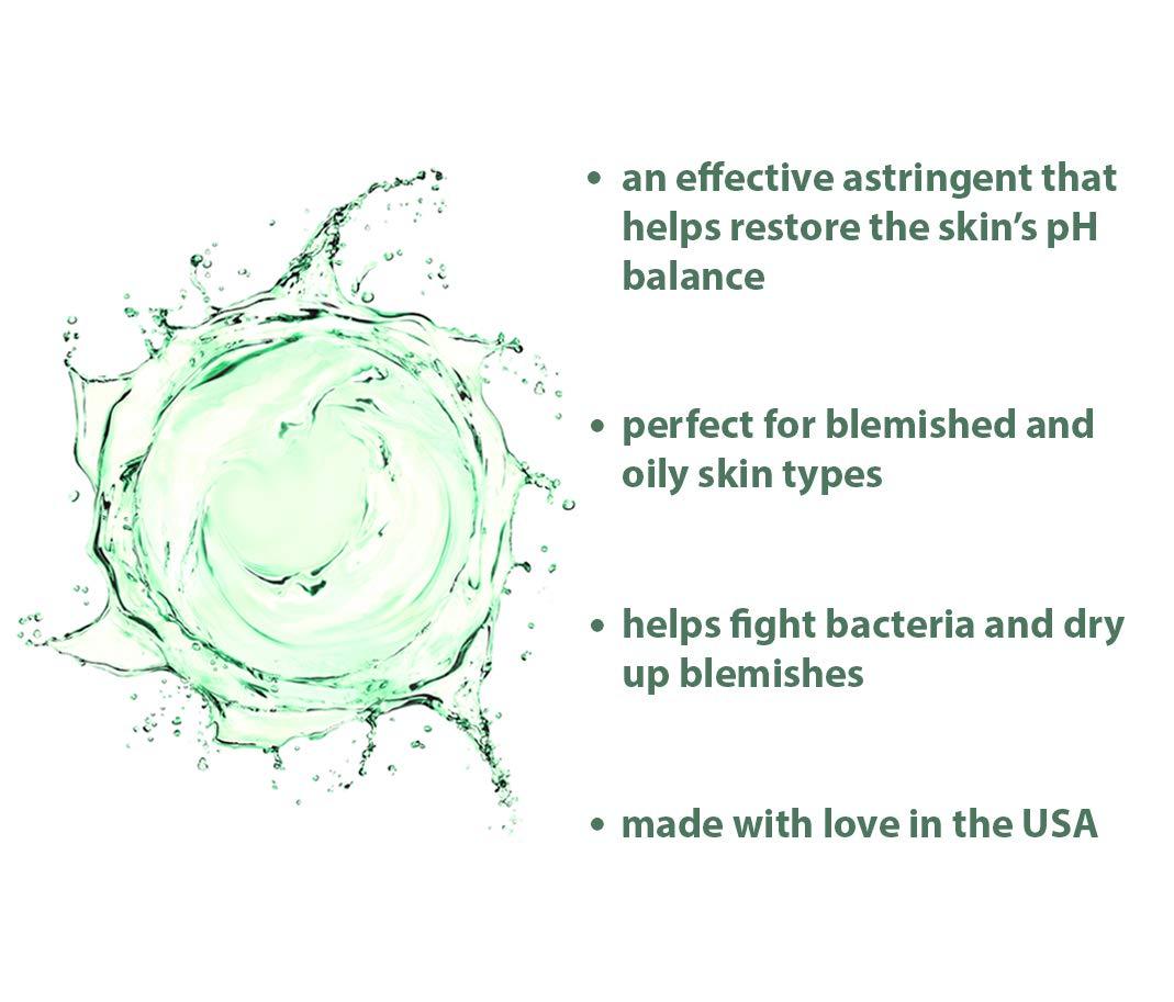 RAYA Camphor Astringent 16 oz (204) | Effective Facial Toner for Oily and Break-Out Skin | Helps Dry Up Blemishes and Control Ex