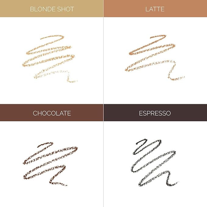 OFIR Brow Trace Precision Browliner | Waterproof, Ultra-Fine Tip Auburn Eyebrow Pencil | Smudge-Proof, Cruelty Free, Matte Finish | Long-Wear Brow Tool with Spoolie | Latte - Auburn, 0.003 OZ