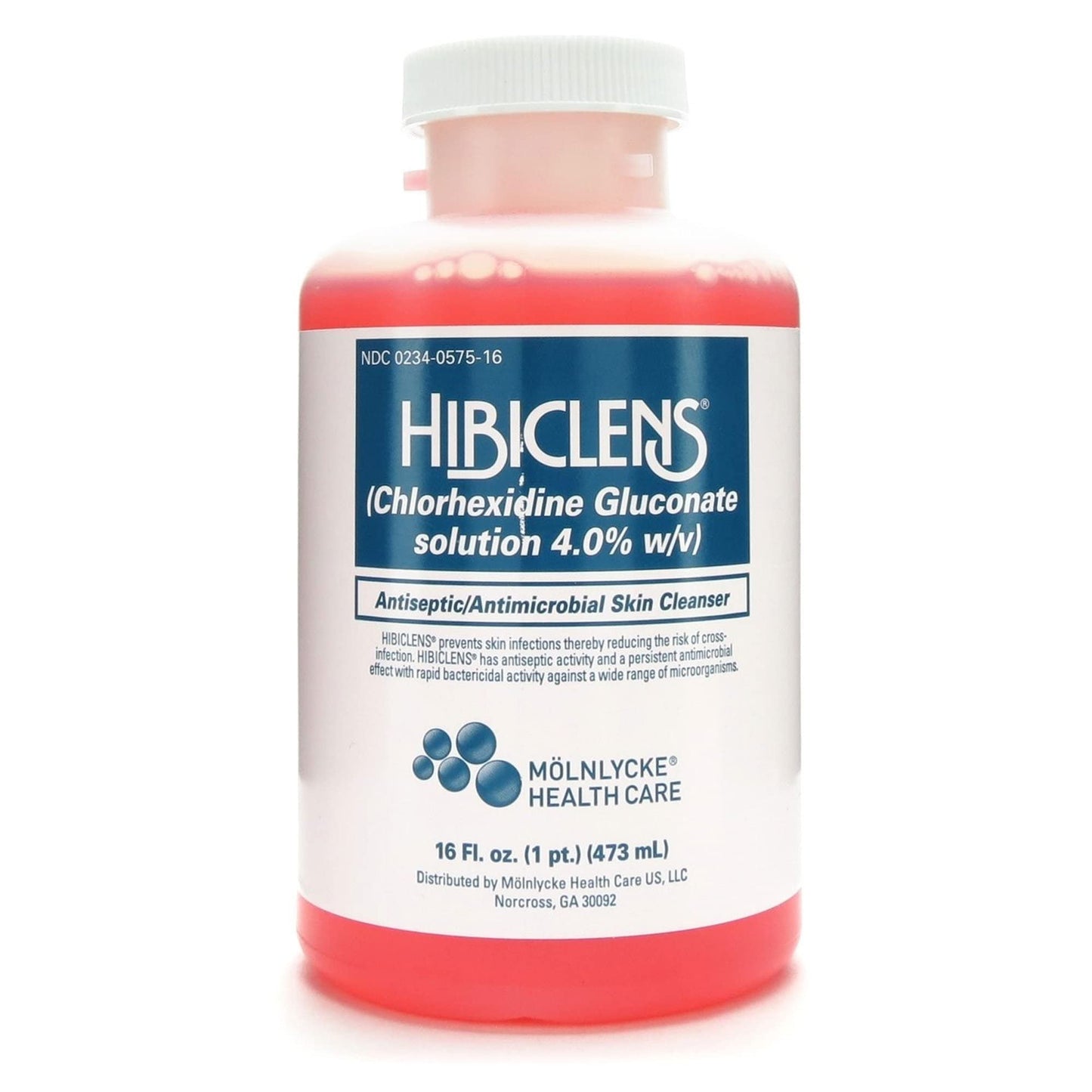 Hibiclens Antiseptic/Antimicrobial Skin Cleanser 16 oz. Liquid NonSterile Pump Bottle 1 Each 57516