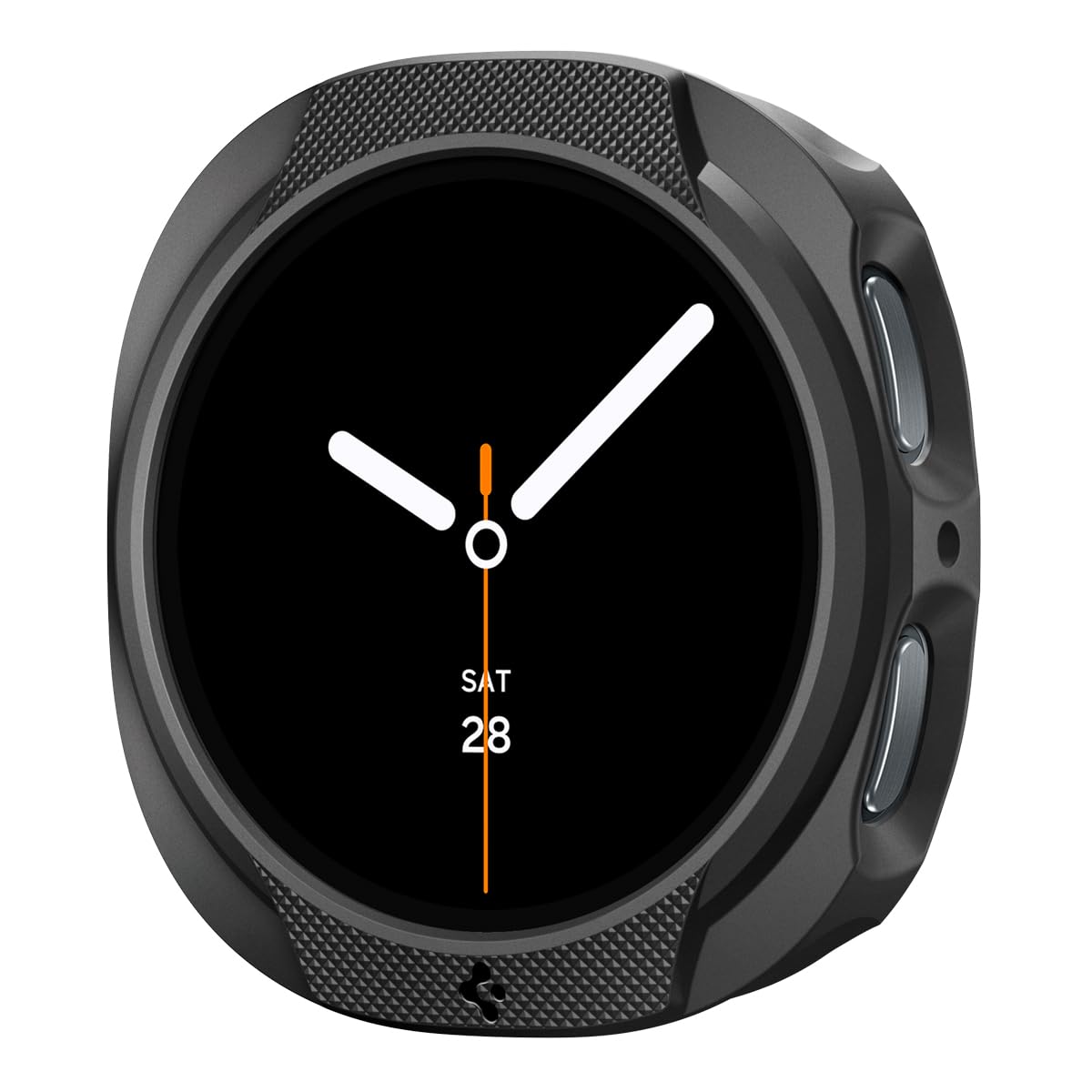 Spigen Liquid Air Designed For Samsung Galaxy Watch 8 40Mm Case Flexible Lightweight Tpu Cover (2025) - Matte Black