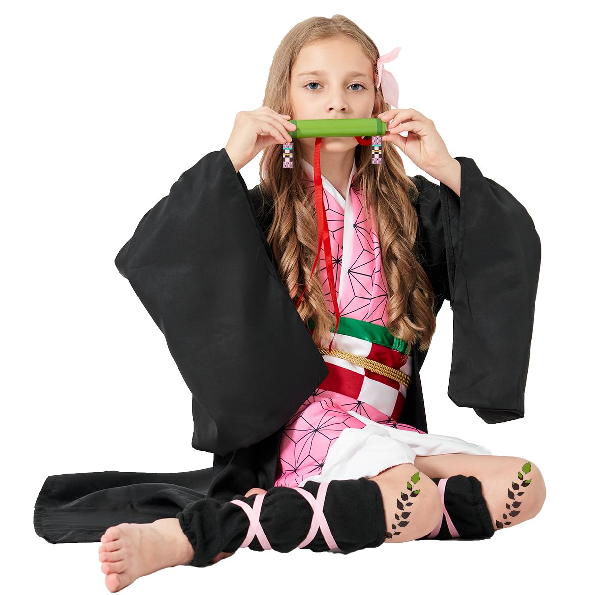 PTXZEQ Cosplay Costume Coslpay Outfit for Halloween Kids Adult(pink,kids 140)