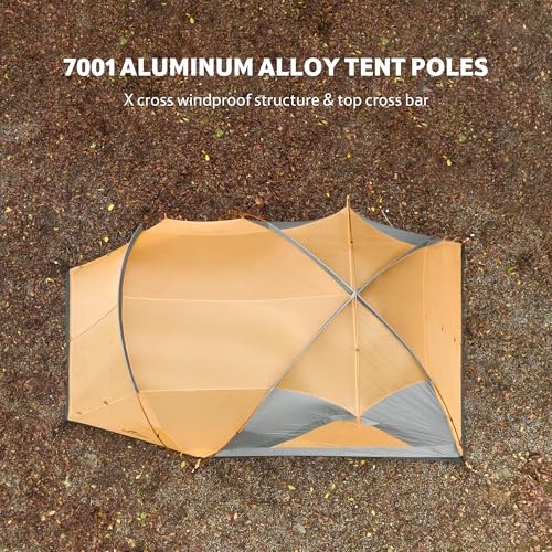 Naturehike KOTA 4/6/8 Person Camping Tent, Double Layer Waterproof 4 Person 6 Person 8 Person Tents for Camping, Large and...