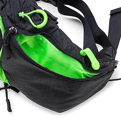 Rimrock Lumbar Hydration Hip Pack with 1.8L Intake ICE Insulated Water Reservoir, Fanny Pack Waist Bag Hiking Walking Runn...