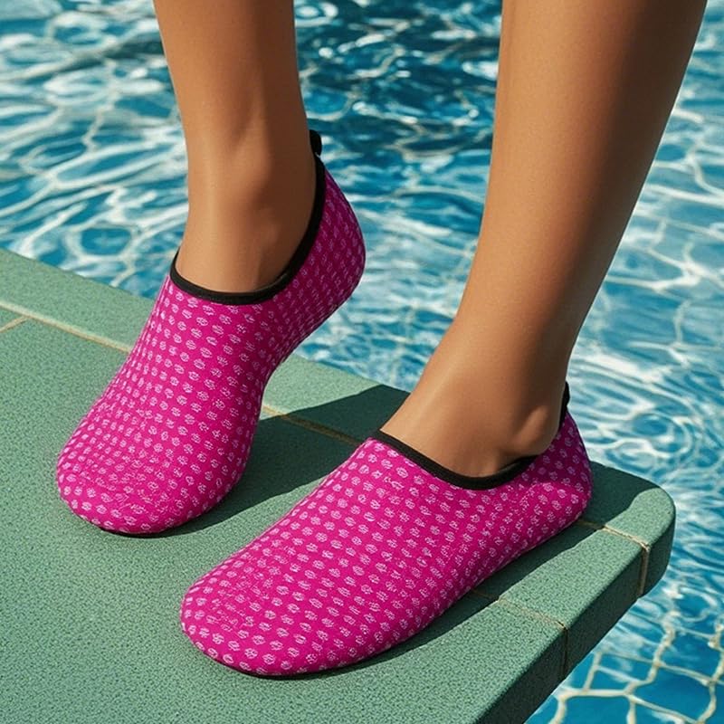 Barefoot Water Shoes for Women Men Non-Slip Yoga Socks Travel Slippers Summer House Shoes for Indoor Outdoor Beach Swim Surf