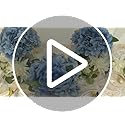 DIYDOFUN Flower Table Centerpieces - Set of 6 Floral Arrangement Artificial Wedding Hydrangeas Floral Arrangement with Rus...