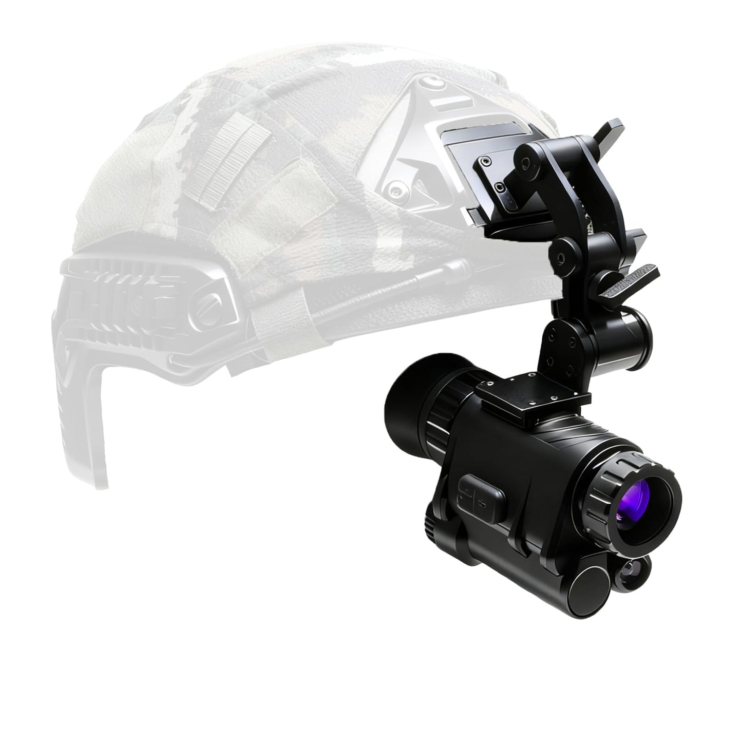 TRV Digital 4X Zoom Night Vision Monocular - Waterproof 2K Night Vision Goggles Head Mounted, for Hunting Wildlife Outdoor Adventures and Camping
