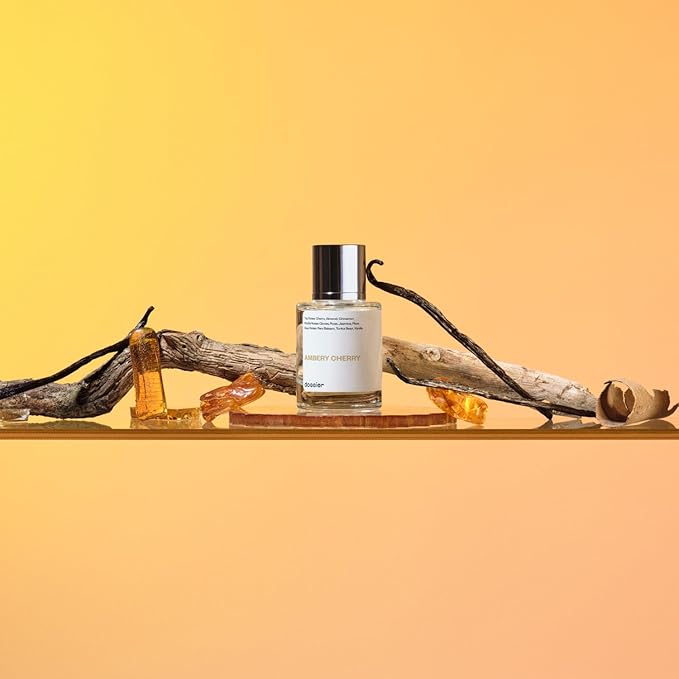 Dossier - Eau de Parfum - Ambery Cherry - Inspired by T.Ford Lost Cherry - Perfume Luxury - Pure Infused - Paraben Free - Vegan - For Women Men Unisex - Fragrance 1.7 Fl oz (Spray 50ml)