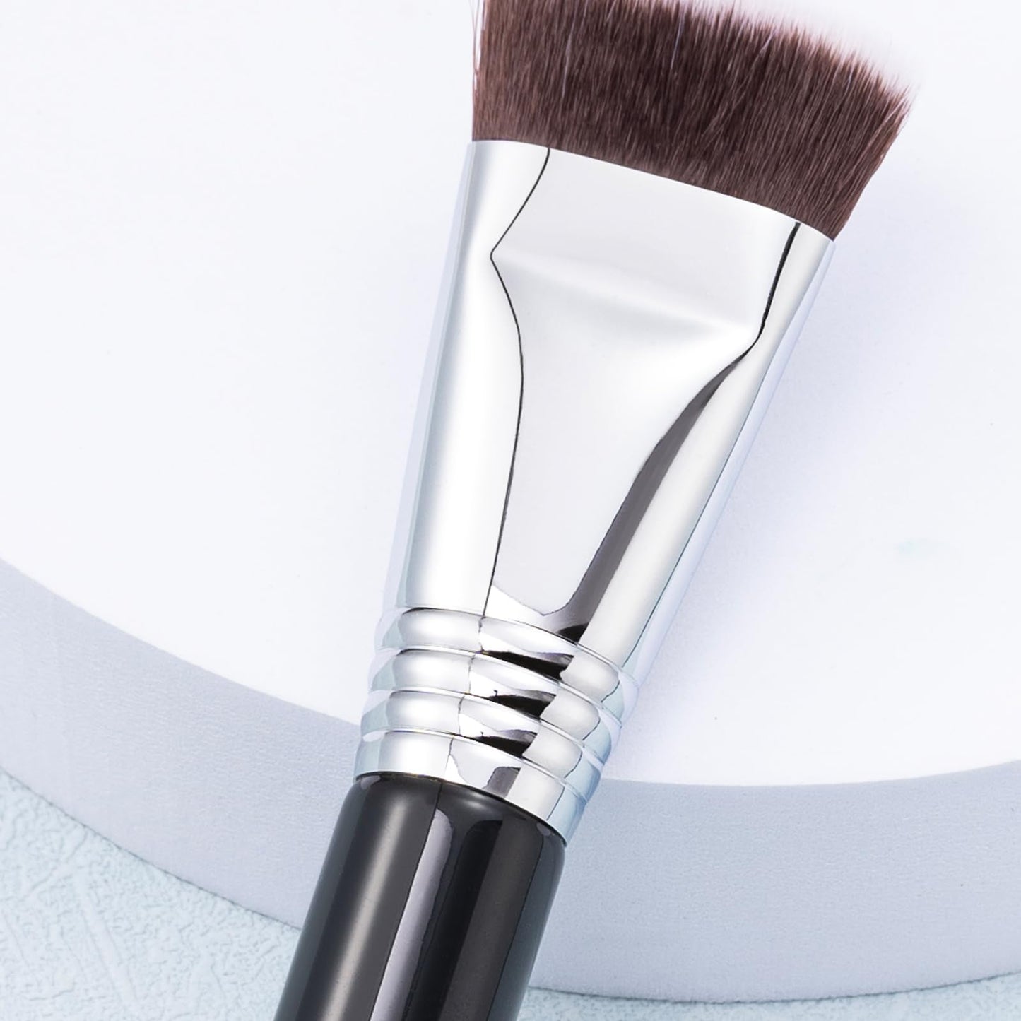 ENZO KEN Flat Top Foundation Brush for Liquid Makeup, Liquid Foundation Brush, Flat Makeup Brush for Liquid Foundation, Make up