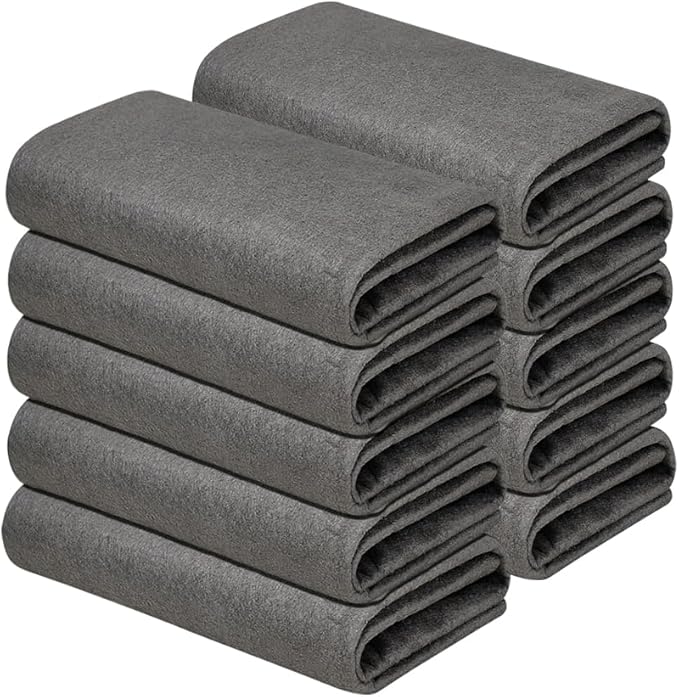 Thickened Magic Cleaning Cloth, Reusable Cleaning Cloths Streak Free Multipurpose Kitchen Rags Microfiber Towels for Glass, Window and Cars (10, Small)