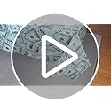 2 PCS Dollar Party Tablecloths, 87" Lx51 W Rectangular Plastic Table Covers, Birthday Party Disposable Tablecloths Party D...