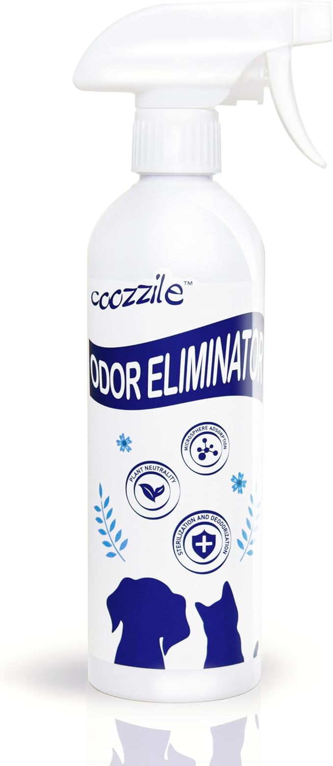 Pet Odor Eliminator for strong odor, Suitable for Dogs and Cats Fragrance Free Colorless Odorless, Highly Effective Safe Ingredients odor eliminator 16.9oz Spray