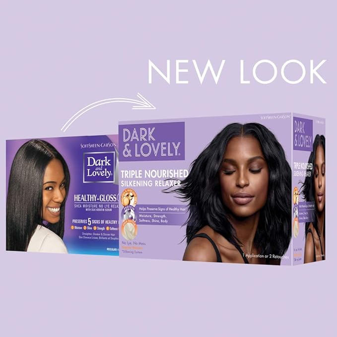 SoftSheen-Carson Relaxer No-Lye Regular Strength with Shea Butter | Triple Nourished | Silkening | Jojoba & Avocado Oils | Pack of 2