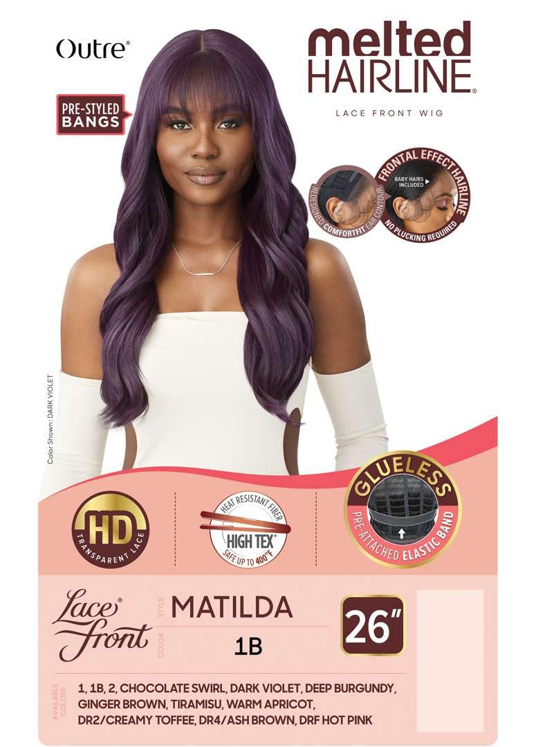 Outre Lace Front Wig - Melted Hairline - Matilda (DR2/CREAMY TOFFEE)