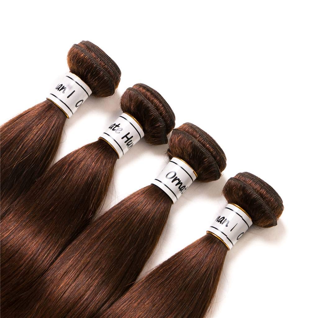 Straight Bundle Weft Human Hair Brazilian Straight Virgin Hair 100% Unprocessed Human Hair Weave Bundles Extensions 9A Grade Bro