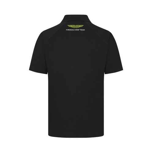 Aston Martin F1 Men's Logo Polo - Black - Size: Large