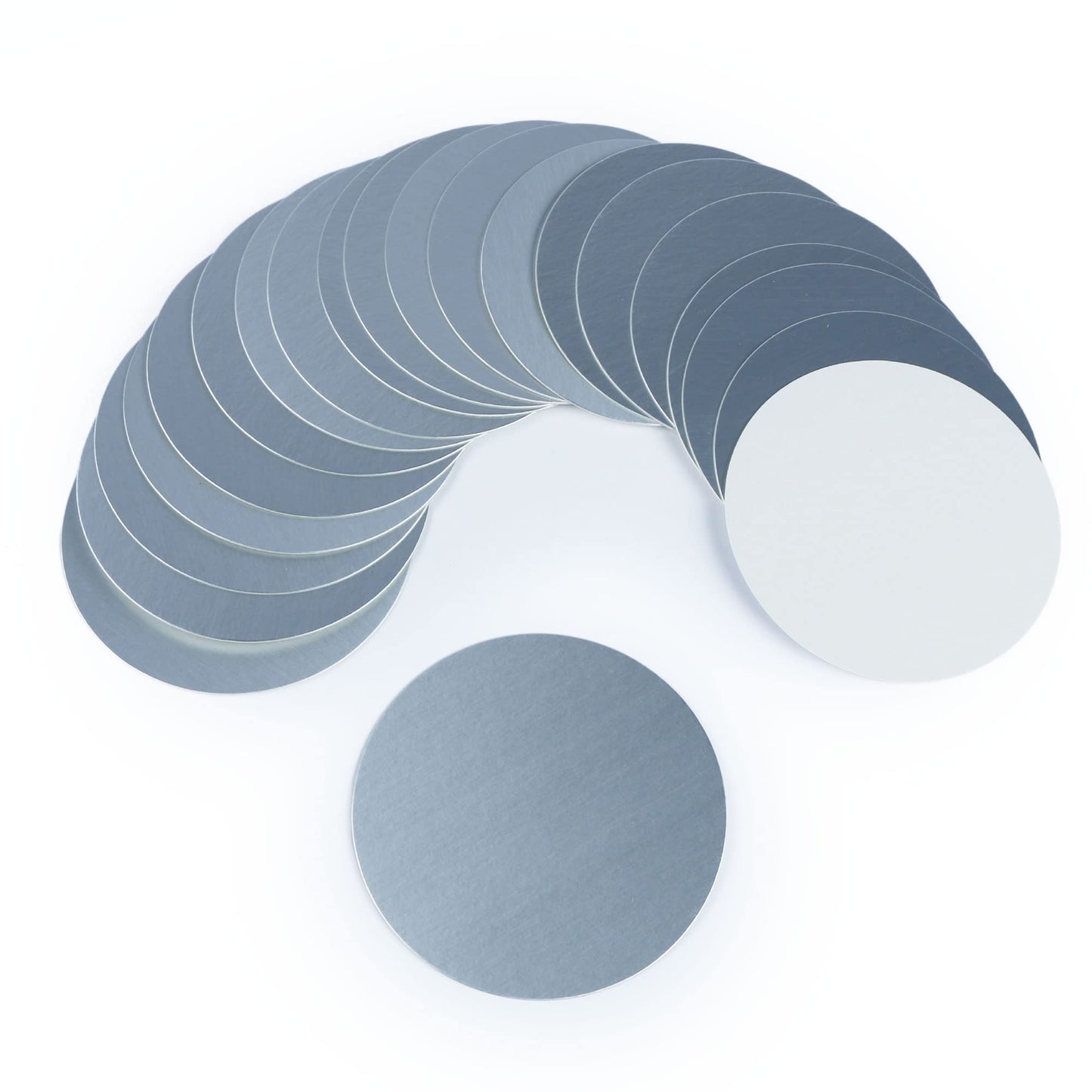 U.S. Solid Aluminum Foil Cap Liner Heat Sealing for PET Bottle Lid(1000 pcs 70mm)