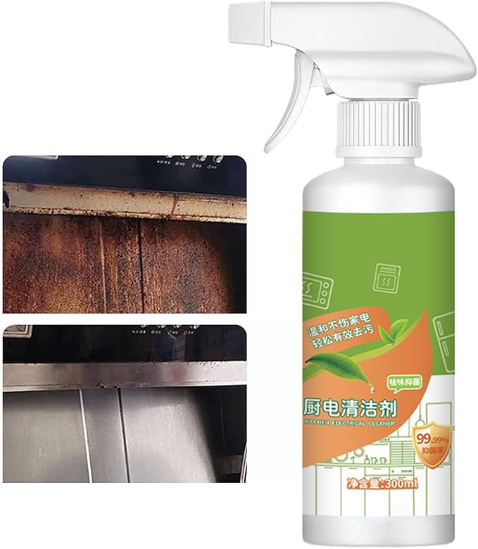 Kitchen Cleaner Spray, 300ml Gentle Concentrated Mist, All Purpose Cleaner, Household Cleaning Spray for Family Friends Women Men Mother Home Indoor Coffee Maker Kitchen Surfaces