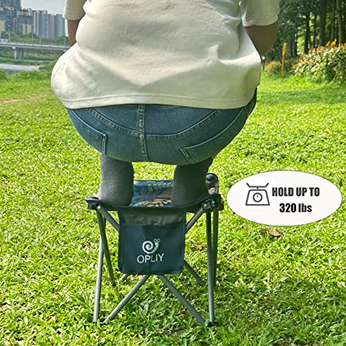 Opliy Camping Stool 2 Pack,Portable Folding Stool for Outdoor Gardening and Beach Hiking Fishing,Foot Stool with Carry Bag...