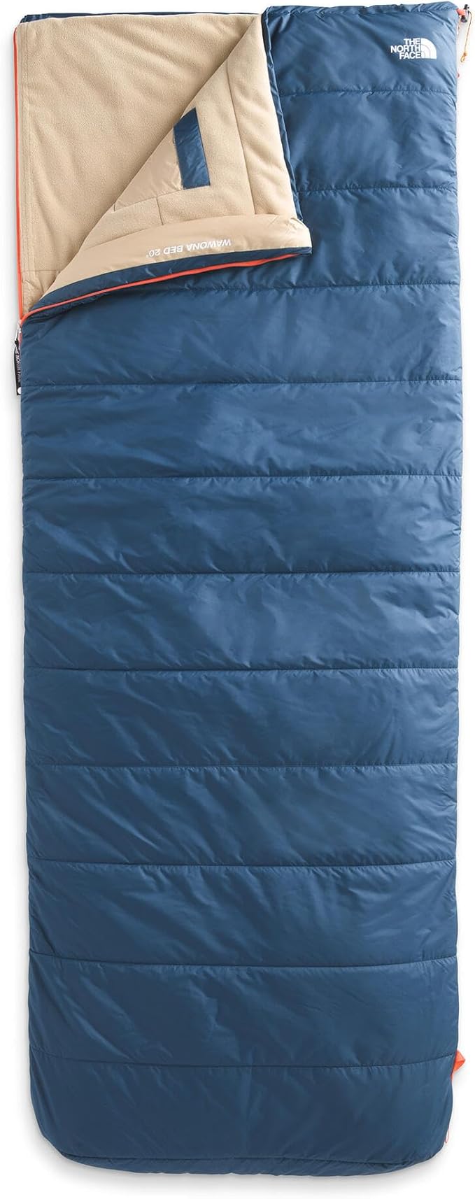 The North Face Sleeping-Bags Wawona Bed 20 Sleeping Bag - One Person 20F / -7C Insulated Camping Bag, Water Repellent