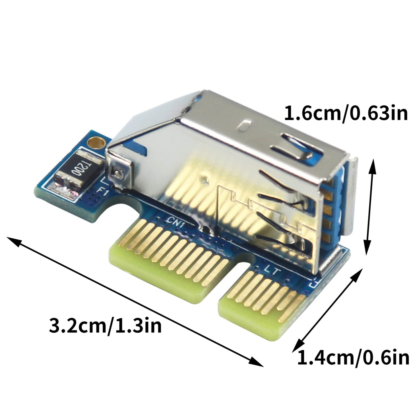Pcie To Pci Adapter | Single/Dual Slot Converter With Usb 3.0 Cable | Legacy Device Expansion For Audio Interfaces & Capture Car