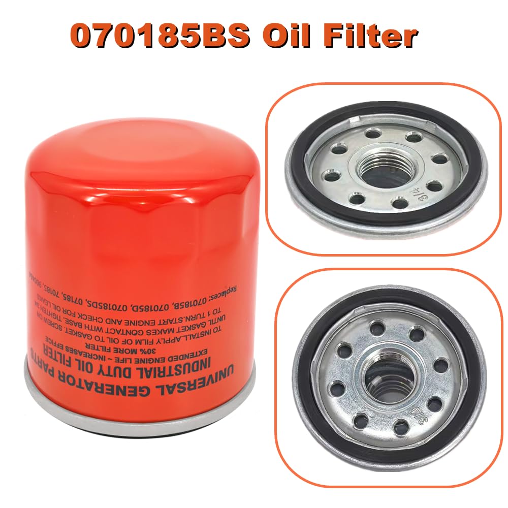 Gewxgzo 75Mm 070185Bs Oil Filter Replaces Ge-Nerac 070185B 070185D 070185Ds 070185 70185 Generators (1)