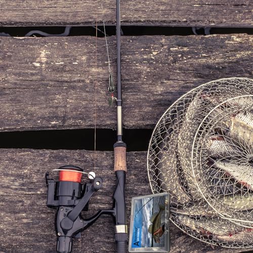 Bass Fishing Lure, Fishing Spoons, Topwater Fishing Lures with Trebles Hooks, Trout Fishing Lures, Fishing Tackle for Fres...