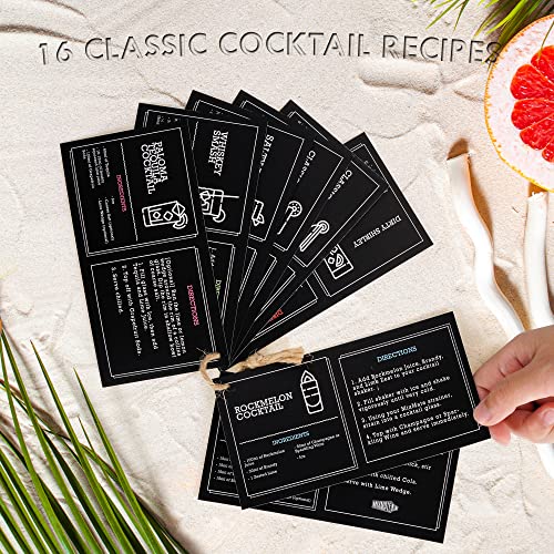 Premium Mixology Cocktail Shaker Set | 4 Piece Bar Tool Set, Silver Bar Set Cocktail Shaker Set for Drink Mixing - Include...