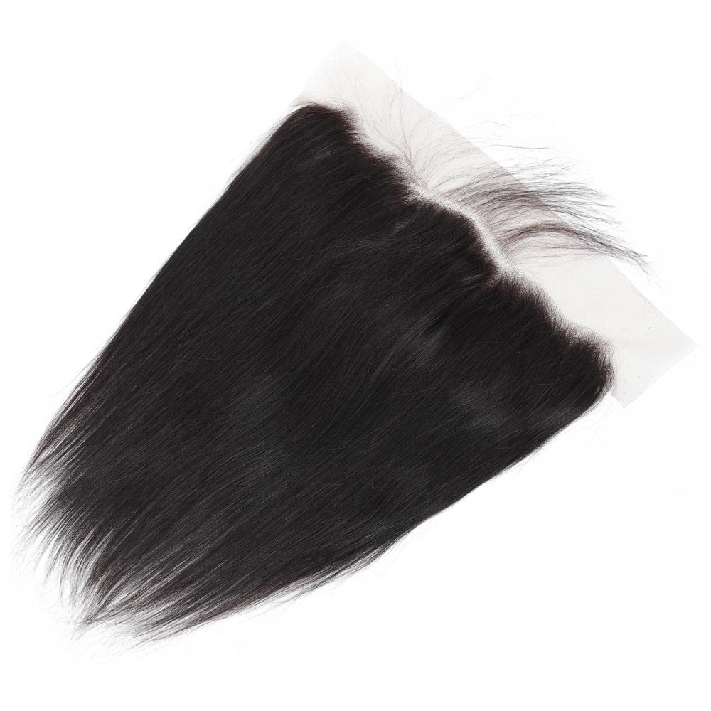 13x4 Ear to Ear Transparent HD Lace Frontal Closure 12A Unprocessed Brazilian Virgin Human Hair Frontal 22 Inch Silky Straight F