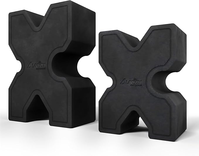 Aimax Outdoor 2 Pack Shooting Rest of Multiple Sizes, High Density Foams Rifle Rest, Precision-Enhancing Shooting Benches Portable Gun Block, Recoil Reduction, Resistant to Gun Oil