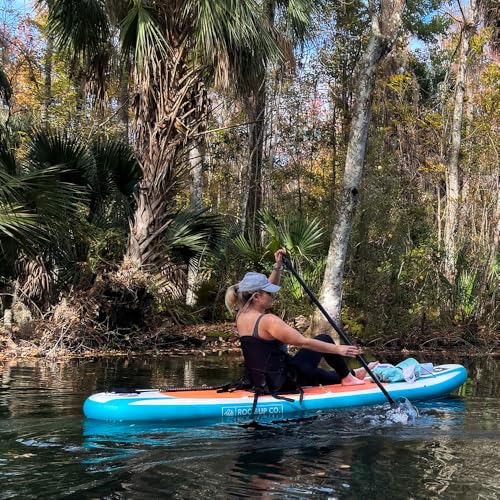 Roc Inflatable Stand Up Paddle Board 10' 6" with Premium SUP Paddle Board Accessories, Wide Stable Design, Non-Slip Comfor...