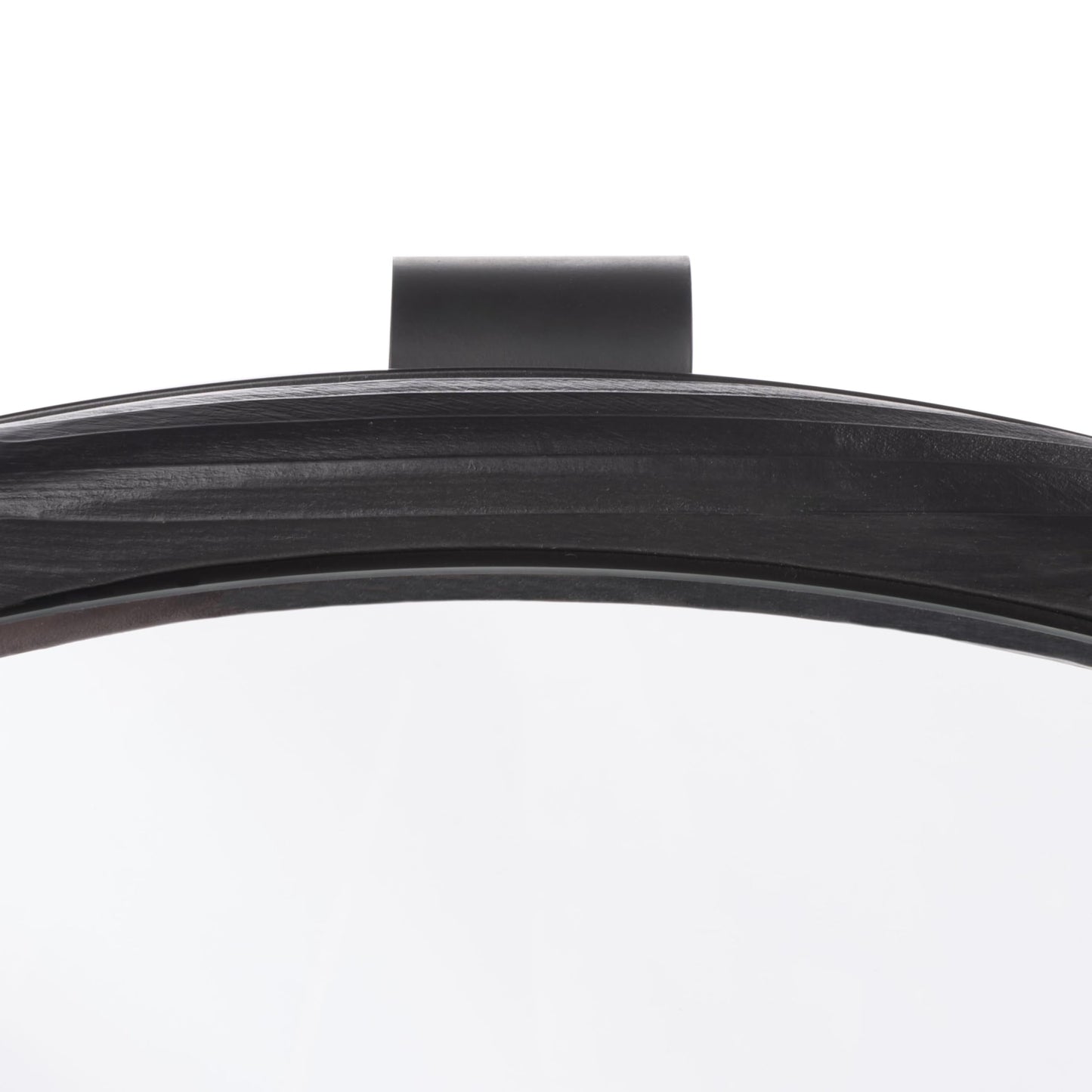 SAFAVIEH Couture Collection - Tyrese Black Metal Coffee Table, Round Clear Glass Top, Modern Minimalist Accent Table (SFV3005A)