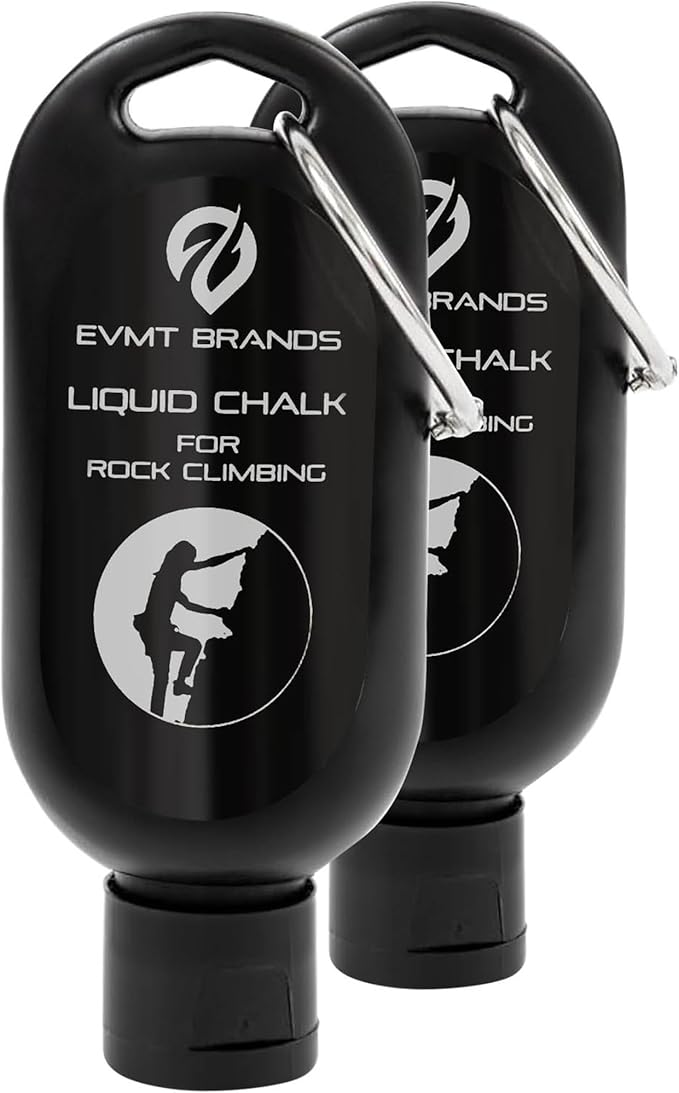 EVMT Brands Liquid Chalk, Mess Free Gym Chalk for Weightlifting, Gymnastics, Rock Climbing, Dancing, and Lifting. Sweat Re...