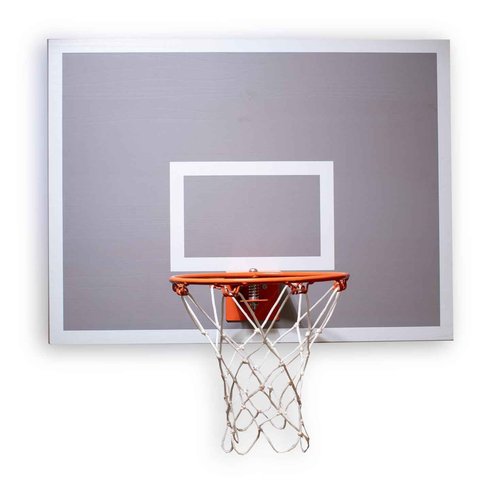 CALIKIWIPROS Mini Basketball Hoop Set Pro League Decorative Solid Wood Wall Mount, Includes 9’ Hoop & 5 mini basketballs, Classic Look with Colors Matching Some pro Teams.(GO)