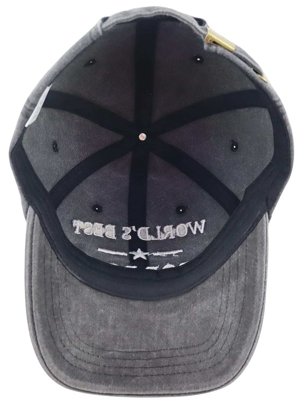 Pop Pop Gifts from Grandkids Daughter Son, Funny World's Best Grandpa Hat, Adjustable Cotton Embroidered Grandfather Baseball Cap, Fathers Day Retirement Birthday Gifts for Grandpa Dad Men Friend