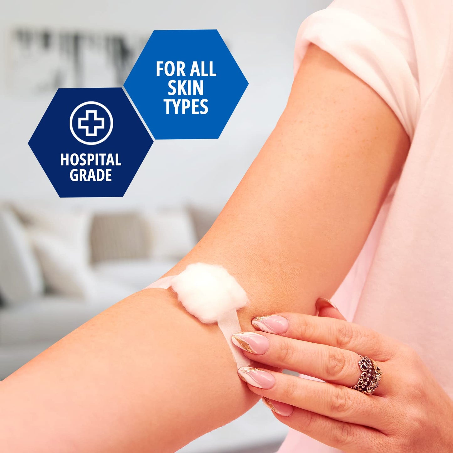 MED Pride Paper Surgical Tape 1" x 10 Yards for Wound Dressing [Pack of 12] - Latex-Free & Hypoallergenic Medical Tape Suitable for Sensitive Skin- Hospital-Grade, Breathable Wound Care Paper Tape