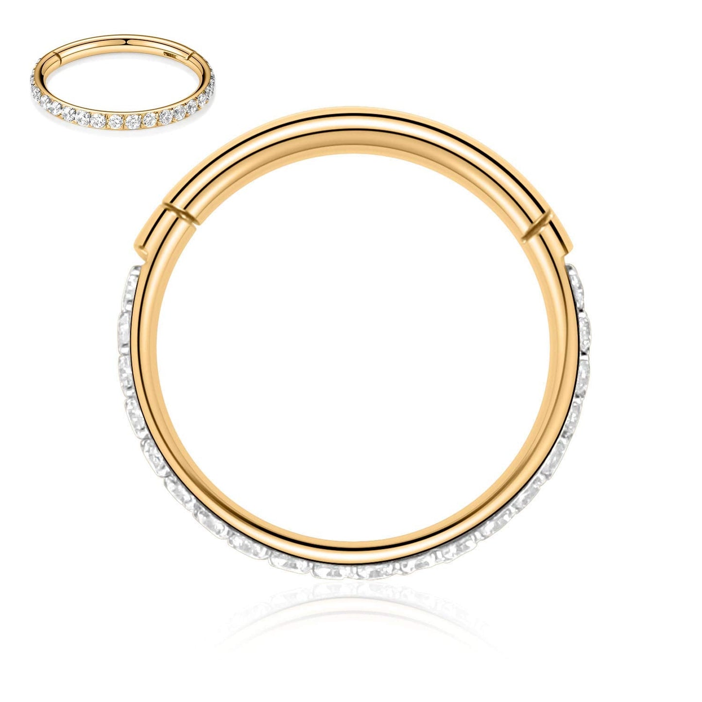 FUNLMO Cartilage Earring Hoop Septum Jewelry Daith Helix Rook Earrings Septum Nose Lip Rings Hoop Helix Tragus Daith Piercing Je