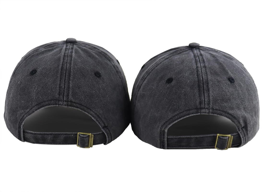 2 Pack Hubby Wifey Hats 2025, Couples Gifts for Bridal Shower Anniversary Honeymoon Engagement, Wedding for Him Her Wife Husband Mr Mrs Baseball Caps Black