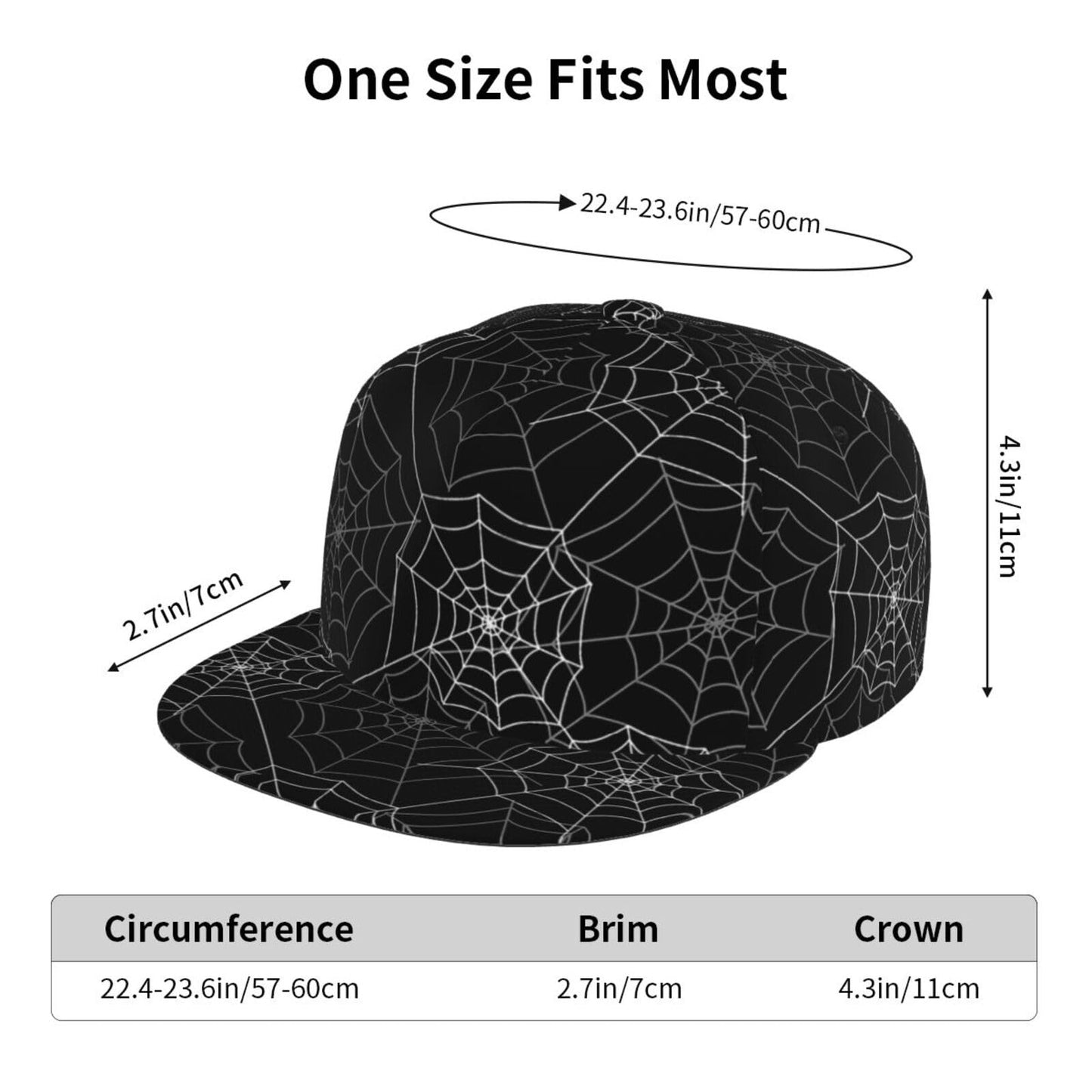 ROSIHODE Gothic Goth Baseball Cap Workout Hats with Adjustable Strap for Men & Women Dad Hat Snapback Hat