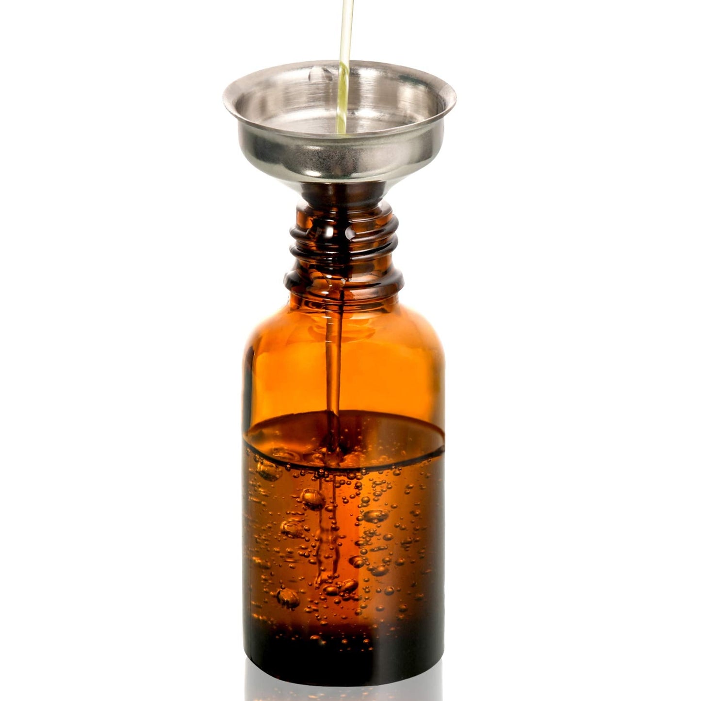 AOZITA 24 PCS, 1 oz Dropper Bottles for Essential Oils with 6 Funnels & 1 Long Glass Dropper - 30ml Amber Glass Bottle with Eye Droppers - Tincture Bottles, Leak Proof Travel Bottle for Liquids