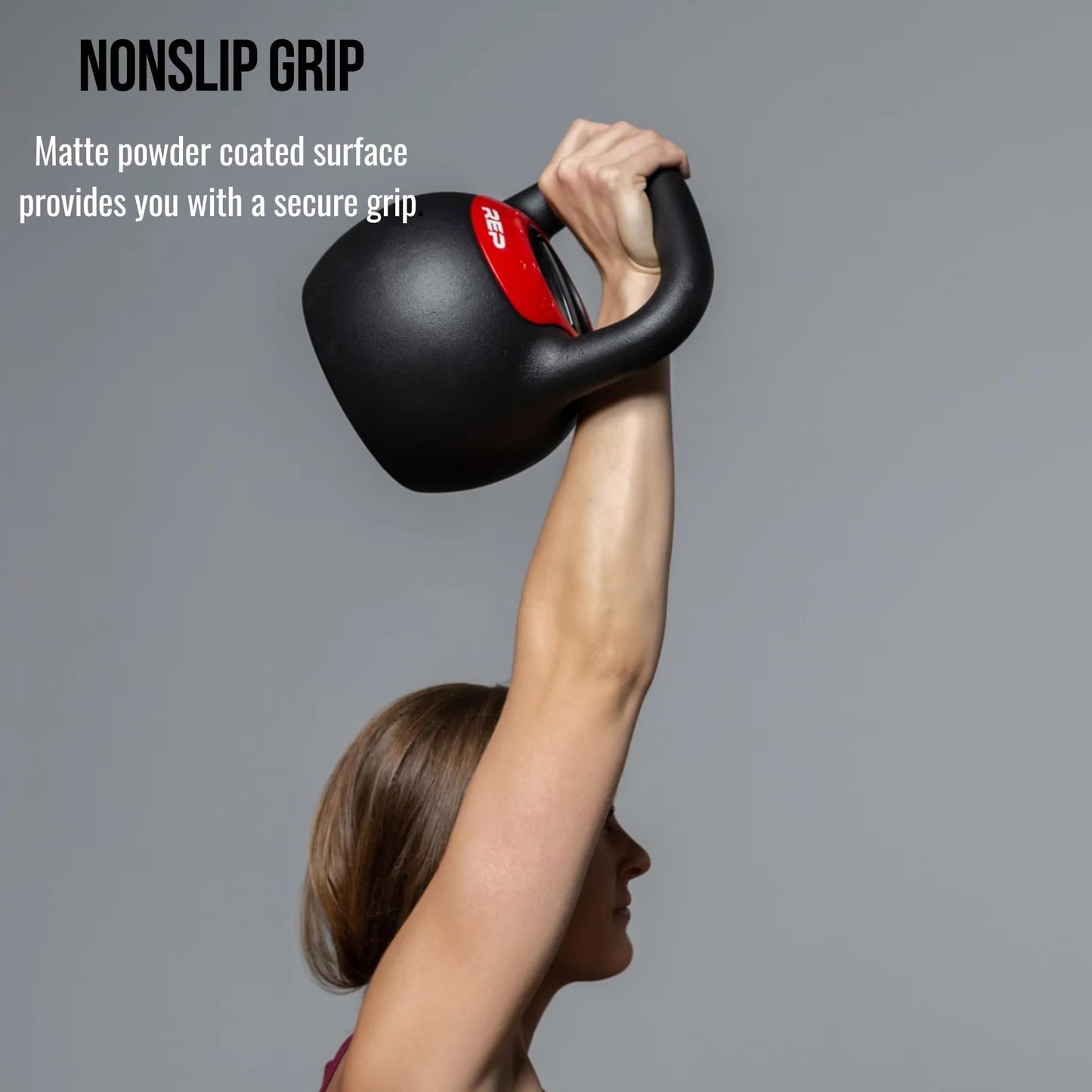 Rep Fitness Adjustable Kettlebell | 24 kg | Weight Set for Home Gym | Strength Training Equipment for Men & Women | Compact Steel Bell with Ergonomic Handle