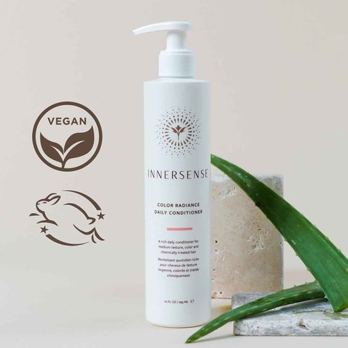 INNERSENSE Organic Beauty - Color Awakening Hairbath Shampoo + Daily Conditioner Duo | Non-Toxic, Cruelty-Free, Clean Haircare (10 fl oz each)