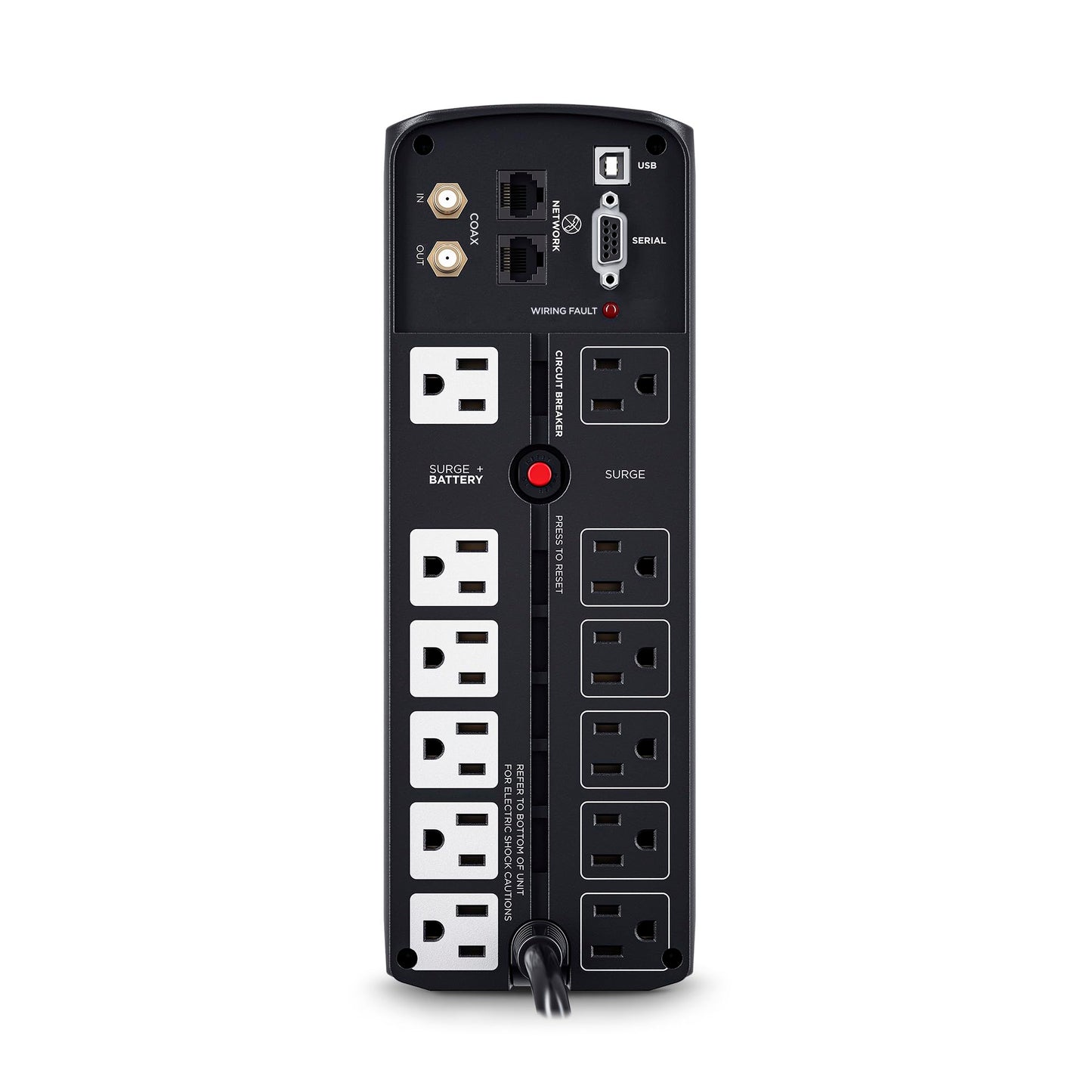 Cyberpower Cp1500Avrlcd Intelligent Lcd Ups Battery Backup And Surge Protector, 1500Va/900W, 12 Outlets, Avr, Mini-Tower, Ul Cer