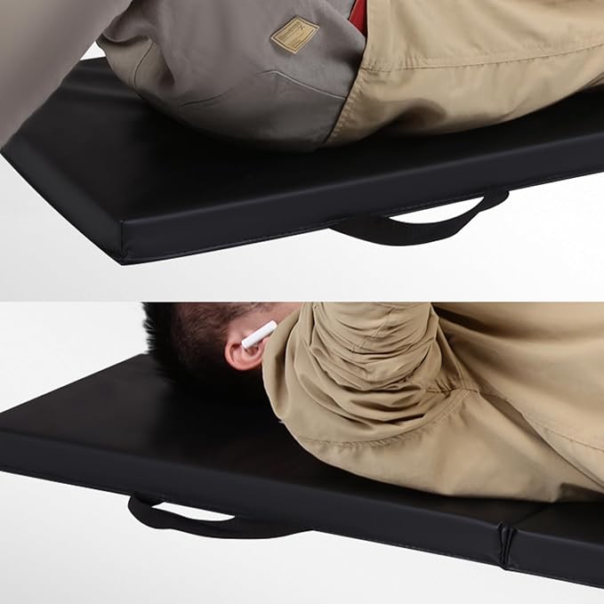 DNA Motoring Foldable Soft Kneeling Pad Mat Extra Thick Foam Knee Pad Mat Water Resistant 43 X 17.7 X 1.6 in for Auto Maintenance, Gardening, Baby Bath, Yoga, w/Handles, TOOLS-00501