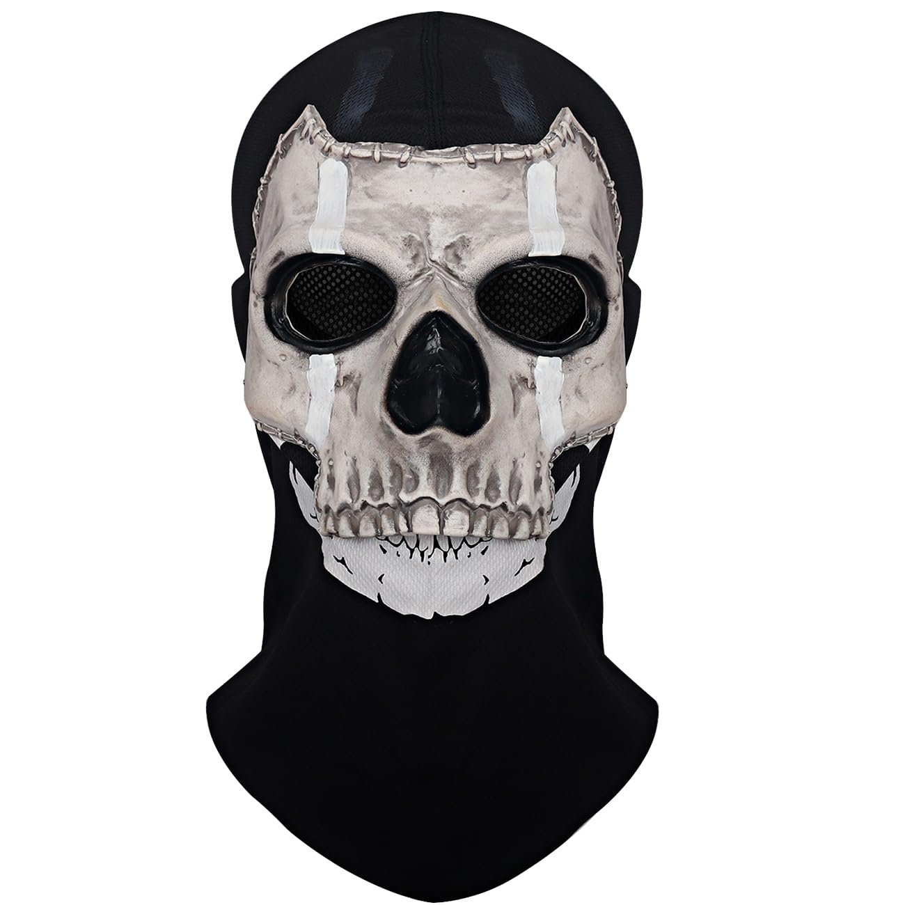 Joukavor Cod Ghost Mask MW2 Mask Skull Face Mask for Cosplay(Style-2)