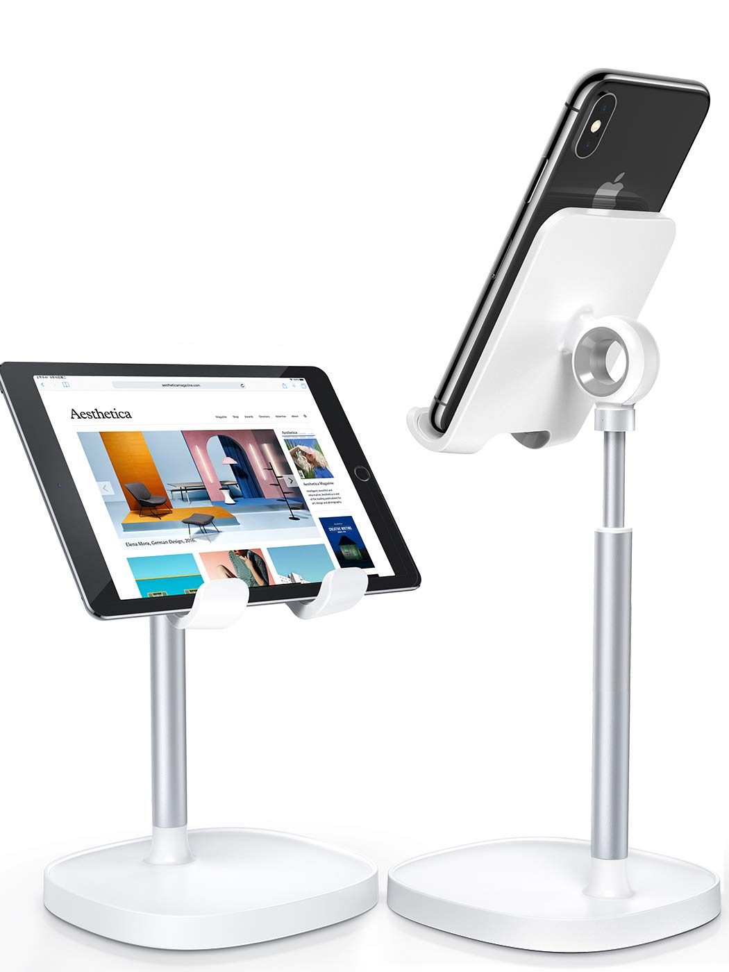 Lisen Cell Phone Stand Adjustable Phone Holer For Desk, Computer Office Desk Accessories For Iphone 16 Holder Women Kitchen Esse