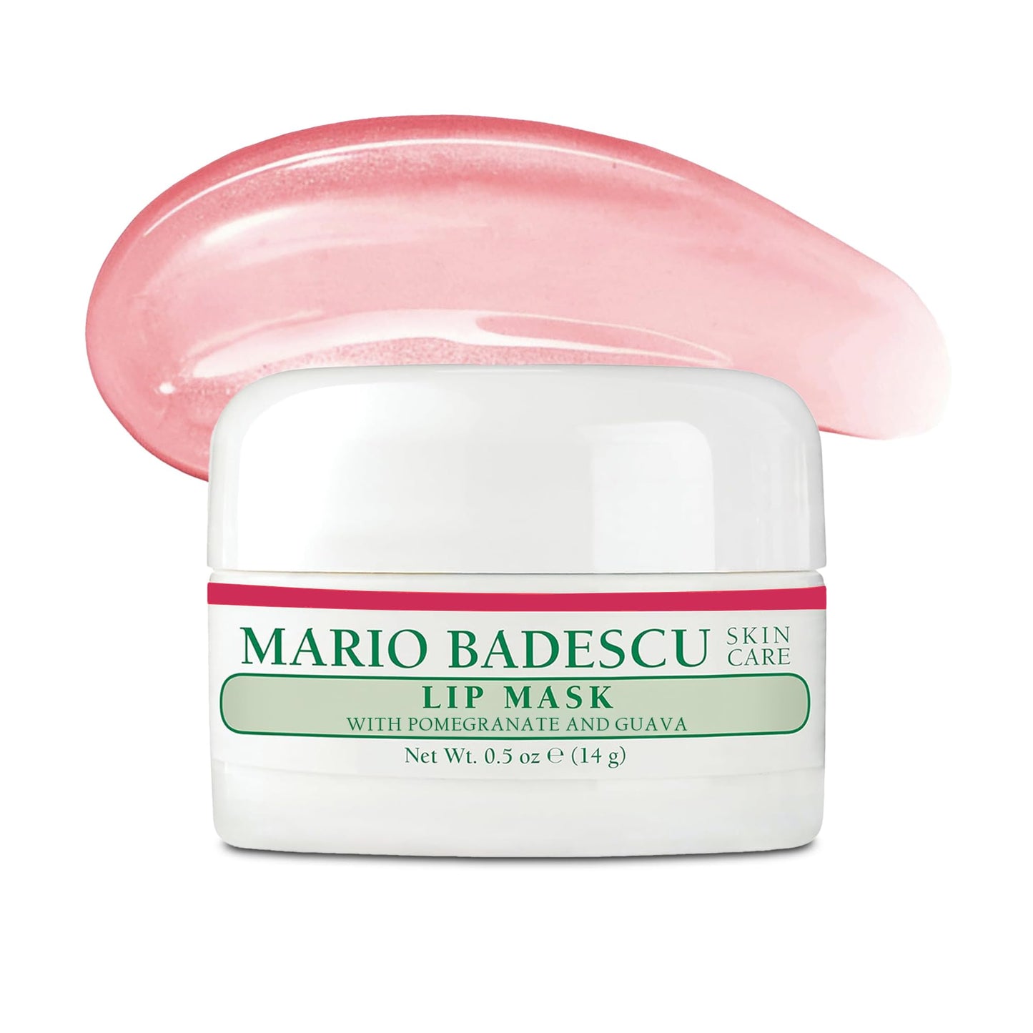 Mario Badescu Lip Mask with Pomegranate & Guava for All Skin Types, Overnight Lip Treatment Enriched With Skin Softening Coconut