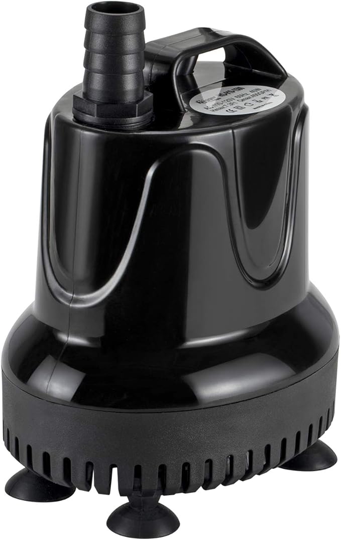 Hygger 660 GPH Submersible Aquarium Water Pump - Black Metal, Ideal for Fish Tank, Pond, Fountain & Hydroponic Systems